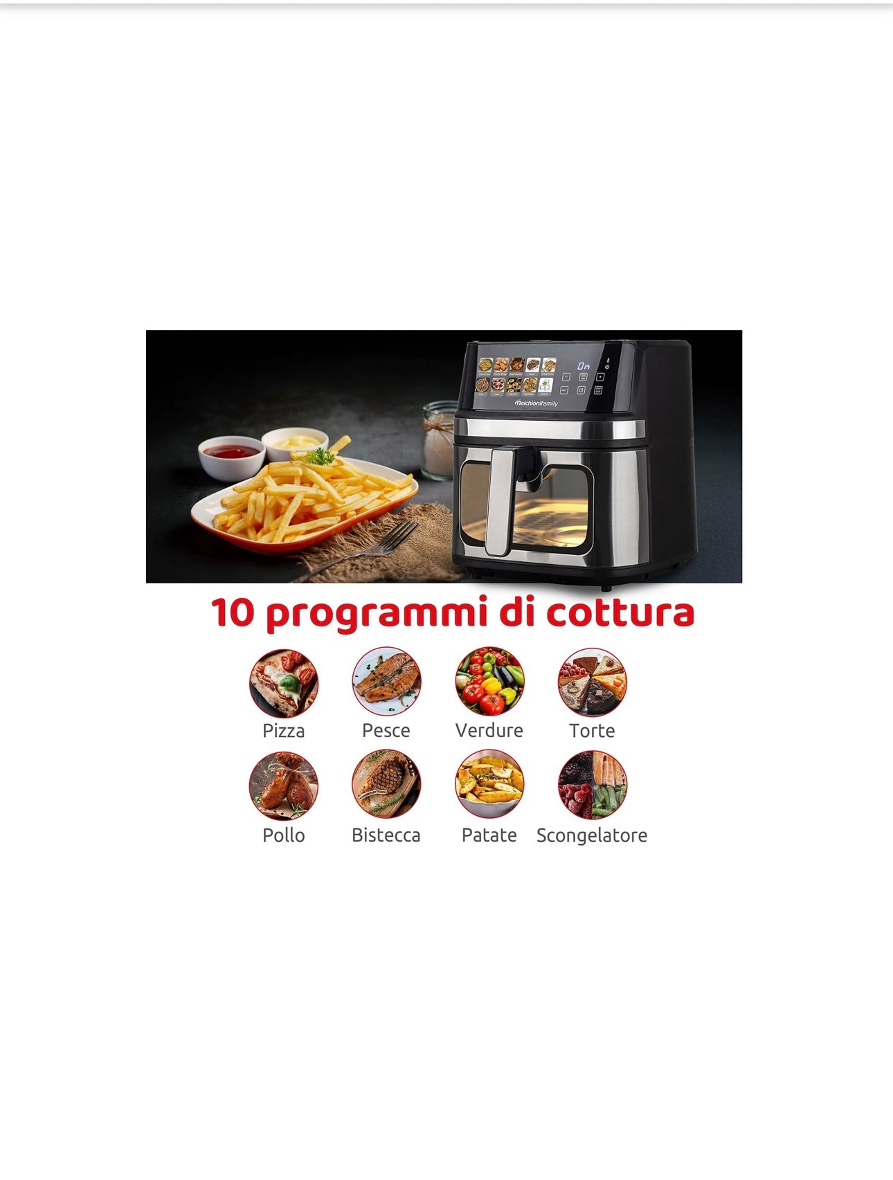 Friggitrice ad aria Gaia Plus