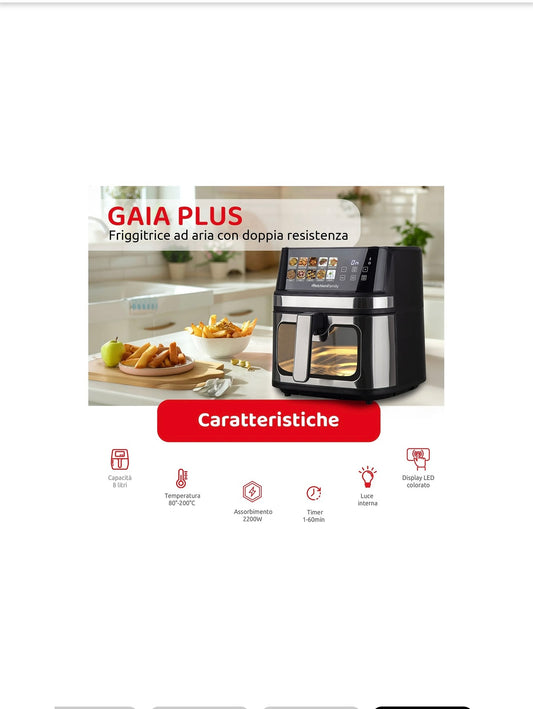 Friggitrice ad aria Gaia Plus