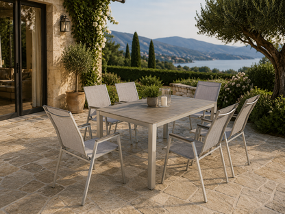 Set tavolo -6 sedie Stell Wood