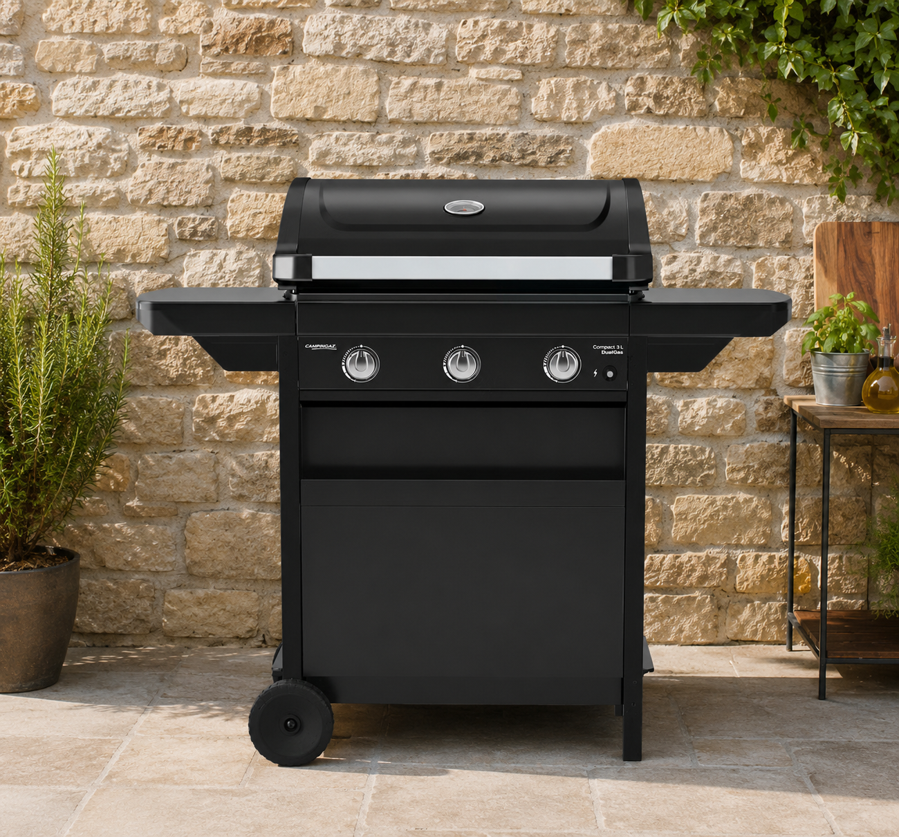 BARBECUE A GAS COMPACT 3 L DualGas