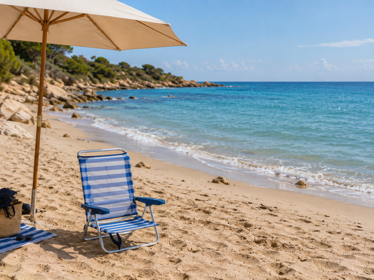 Sedia da spiaggia bassa