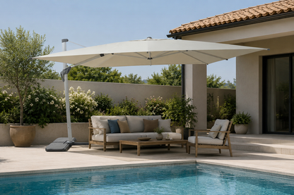 OMBRELLONE  KING CAPRI 4x4 BEIGE